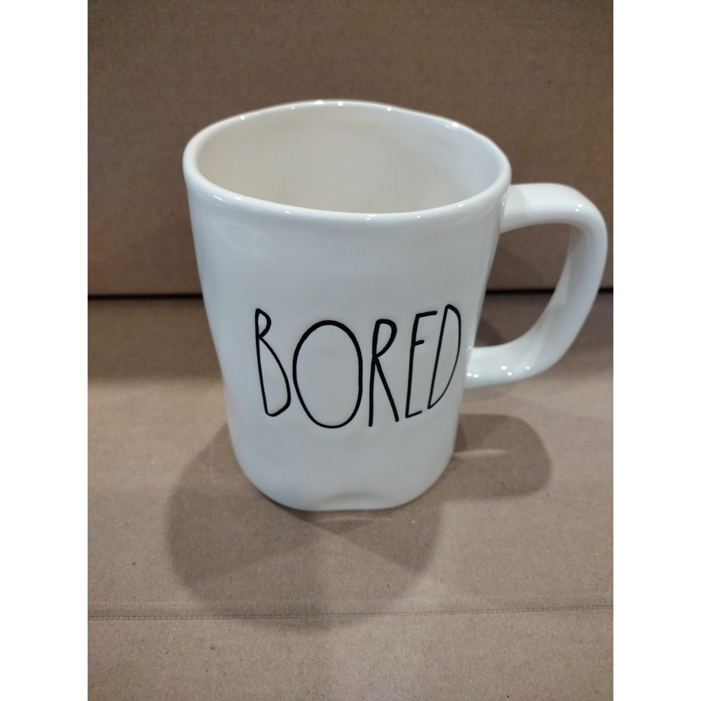 Rae Dunn BORED Mug New